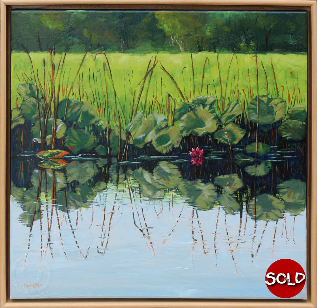 Painting of Waterlillies
